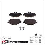 ZIMMERMANN Piduriklotsi komplekt,  ketaspidur 23743.200.1
