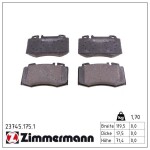 ZIMMERMANN  Piduriklotsi komplekt,ketaspidur 23745.175.1