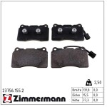 ZIMMERMANN Piduriklotsi komplekt,  ketaspidur 23756.155.2
