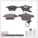 ZIMMERMANN Piduriklotsi komplekt,  ketaspidur 23762.200.1