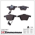 ZIMMERMANN Piduriklotsi komplekt,  ketaspidur 23763.200.1