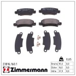 ZIMMERMANN Piduriklotsi komplekt,  ketaspidur 23816.160.1