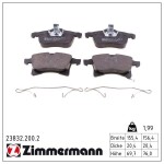 ZIMMERMANN Piduriklotsi komplekt,  ketaspidur 23832.200.2