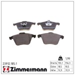ZIMMERMANN Piduriklotsi komplekt,  ketaspidur 23912.185.1