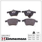 ZIMMERMANN Piduriklotsi komplekt,  ketaspidur 23913.200.2
