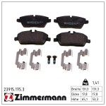 ZIMMERMANN Piduriklotsi komplekt,  ketaspidur 23915.175.3
