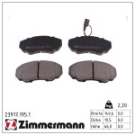 ZIMMERMANN Piduriklotsi komplekt,  ketaspidur 23917.195.1