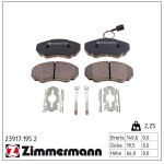 ZIMMERMANN Piduriklotsi komplekt,  ketaspidur 23917.195.2