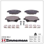 ZIMMERMANN Piduriklotsi komplekt,  ketaspidur 23930.180.2
