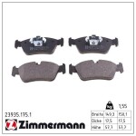 ZIMMERMANN Piduriklotsi komplekt,  ketaspidur 23935.175.1