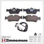 ZIMMERMANN Piduriklotsi komplekt,  ketaspidur 23935.175.2