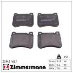 ZIMMERMANN Piduriklotsi komplekt,  ketaspidur 23945.165.1