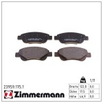 ZIMMERMANN Piduriklotsi komplekt,  ketaspidur 23959.175.1