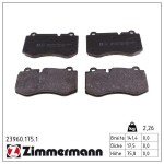 ZIMMERMANN Piduriklotsi komplekt,  ketaspidur 23960.175.1