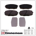 ZIMMERMANN Piduriklotsi komplekt,  ketaspidur 23966.165.1