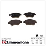 ZIMMERMANN Piduriklotsi komplekt,  ketaspidur 23982.180.1