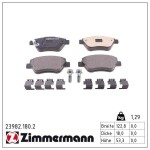 ZIMMERMANN Piduriklotsi komplekt,  ketaspidur 23982.180.2