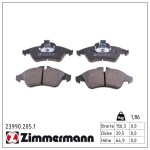 ZIMMERMANN  Piduriklotsi komplekt,ketaspidur 23990.205.1