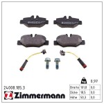 ZIMMERMANN Piduriklotsi komplekt,  ketaspidur 24008.185.3