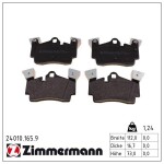 ZIMMERMANN Piduriklotsi komplekt,  ketaspidur pb:z 24010.165.9