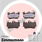 ZIMMERMANN Piduriklotsi komplekt,  ketaspidur rd:z 24010.965.1