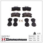 ZIMMERMANN Piduriklotsi komplekt,  ketaspidur 24013.155.1
