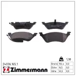ZIMMERMANN Piduriklotsi komplekt,  ketaspidur 24036.165.1