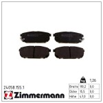 ZIMMERMANN Piduriklotsi komplekt,  ketaspidur 24058.155.1