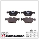 ZIMMERMANN  Piduriklotsi komplekt,ketaspidur 24096.200.1