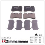 ZIMMERMANN Piduriklotsi komplekt,  ketaspidur 24098.170.1