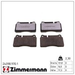 ZIMMERMANN Piduriklotsi komplekt,  ketaspidur rd:z 24098.970.1