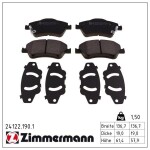 ZIMMERMANN Piduriklotsi komplekt,  ketaspidur 24122.190.1