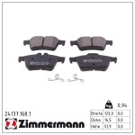 ZIMMERMANN  Piduriklotsi komplekt,ketaspidur 24137.168.1