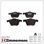 ZIMMERMANN Piduriklotsi komplekt,  ketaspidur 24141.195.1