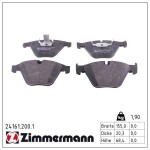 ZIMMERMANN Piduriklotsi komplekt,  ketaspidur 24161.200.1