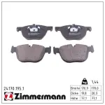 ZIMMERMANN  Piduriklotsi komplekt,ketaspidur 24170.195.1