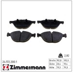 ZIMMERMANN Piduriklotsi komplekt,  ketaspidur 24172.200.1