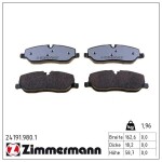 ZIMMERMANN Piduriklotsi komplekt,  ketaspidur rd:z 24191.980.1