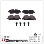 ZIMMERMANN Piduriklotsi komplekt,  ketaspidur 24192.175.1