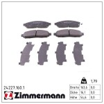 ZIMMERMANN Piduriklotsi komplekt,  ketaspidur 24227.160.1