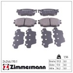 ZIMMERMANN Piduriklotsi komplekt,  ketaspidur 24246.170.1