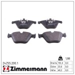 ZIMMERMANN Piduriklotsi komplekt,  ketaspidur 24255.200.1