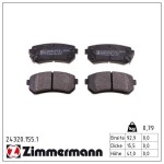 ZIMMERMANN Piduriklotsi komplekt,  ketaspidur 24320.155.1