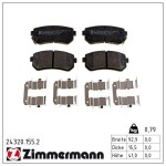 ZIMMERMANN Piduriklotsi komplekt,  ketaspidur 24320.155.2