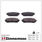 ZIMMERMANN Piduriklotsi komplekt,  ketaspidur 24331.140.1