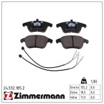 ZIMMERMANN Piduriklotsi komplekt,  ketaspidur 24332.185.2