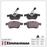 ZIMMERMANN Piduriklotsi komplekt,  ketaspidur 24339.200.2