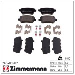 ZIMMERMANN Piduriklotsi komplekt,  ketaspidur 24348.160.2