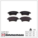 ZIMMERMANN  Piduriklotsi komplekt,ketaspidur 24391.160.1