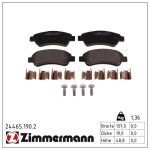 ZIMMERMANN Piduriklotsi komplekt,  ketaspidur 24465.190.2